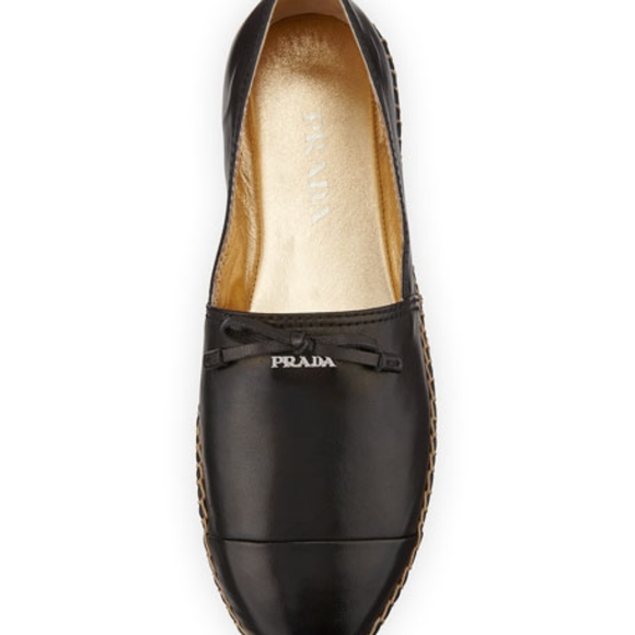 [SOLD] BNIB Prada Leather Espadrilles Size 39.5 - Picture 3 of 8